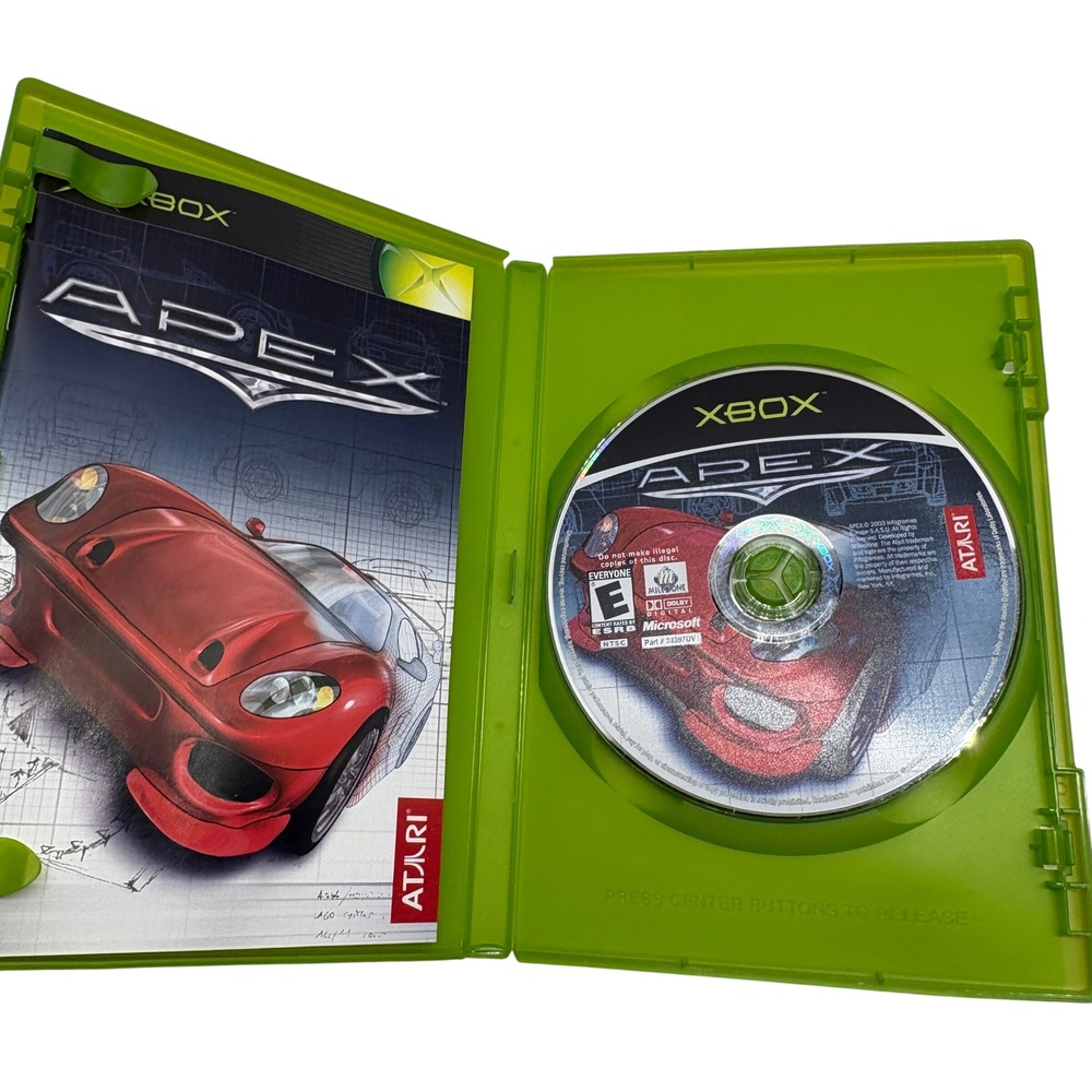 Apex Video Game Original Xbox NTSC Racing Simulator Atari